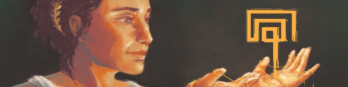 illustration of the Greek goddess Ariadne